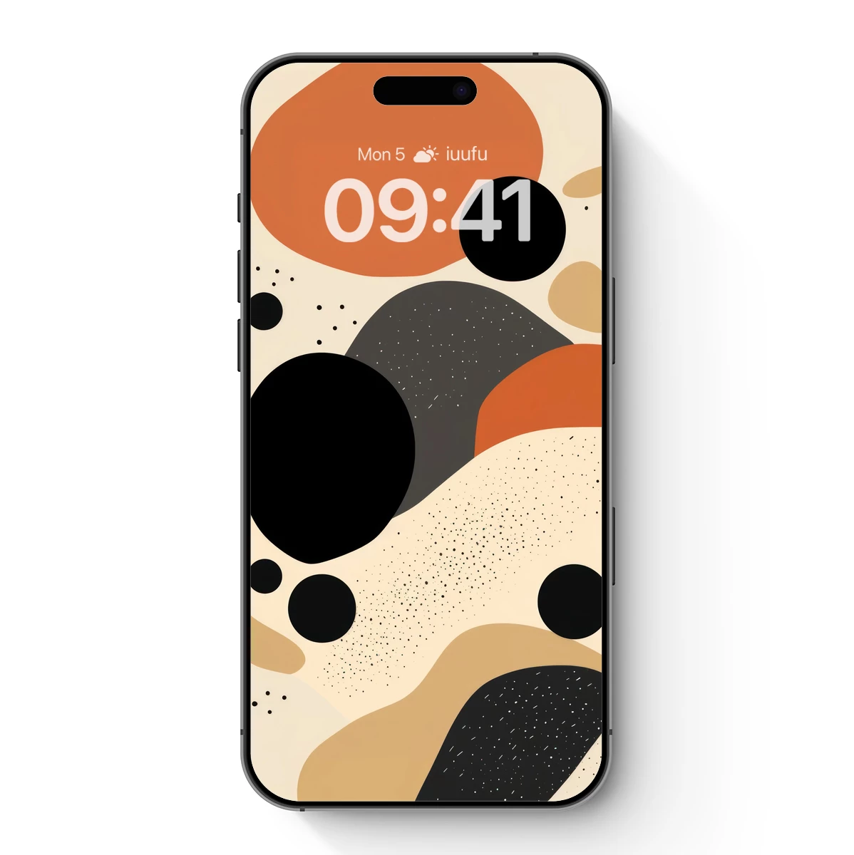 Abstract Harmony: Bold Circles and Soft Waves