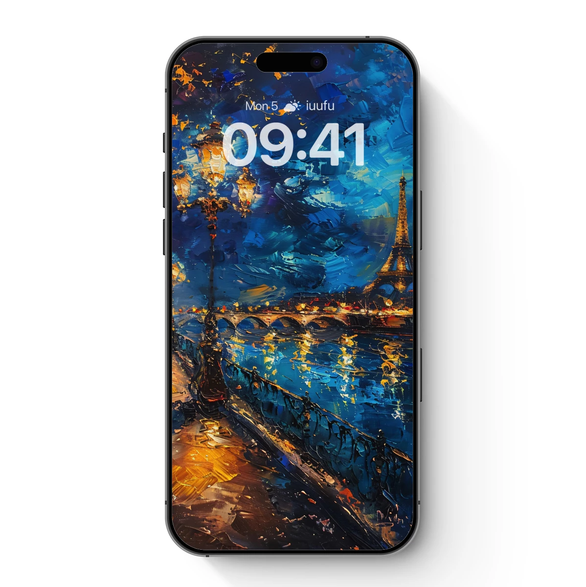 Eiffel Tower Twilight: Impressionist Night Glow