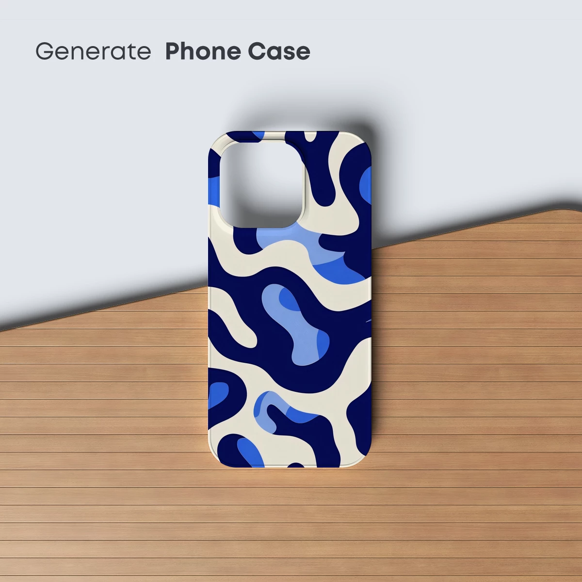 Abstract Ocean Waves: Blue and White Fluid Dynamics - Image 3