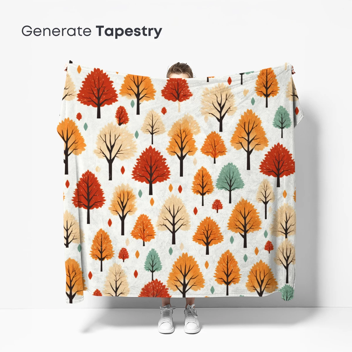 Autumn Forest Palette: Vibrant Trees in Seasonal Harmony - Image 5