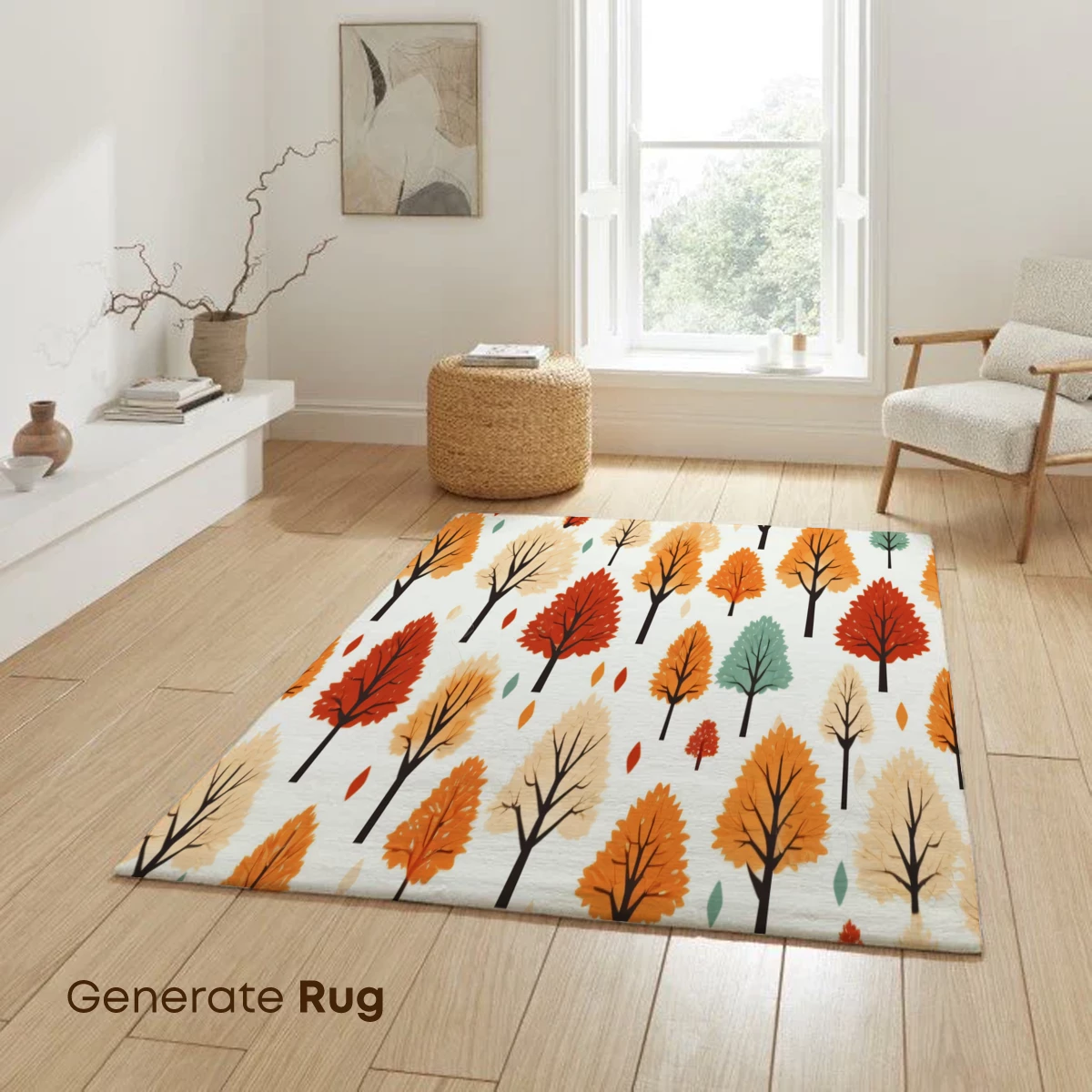 Autumn Forest Palette: Vibrant Trees in Seasonal Harmony - Image 6