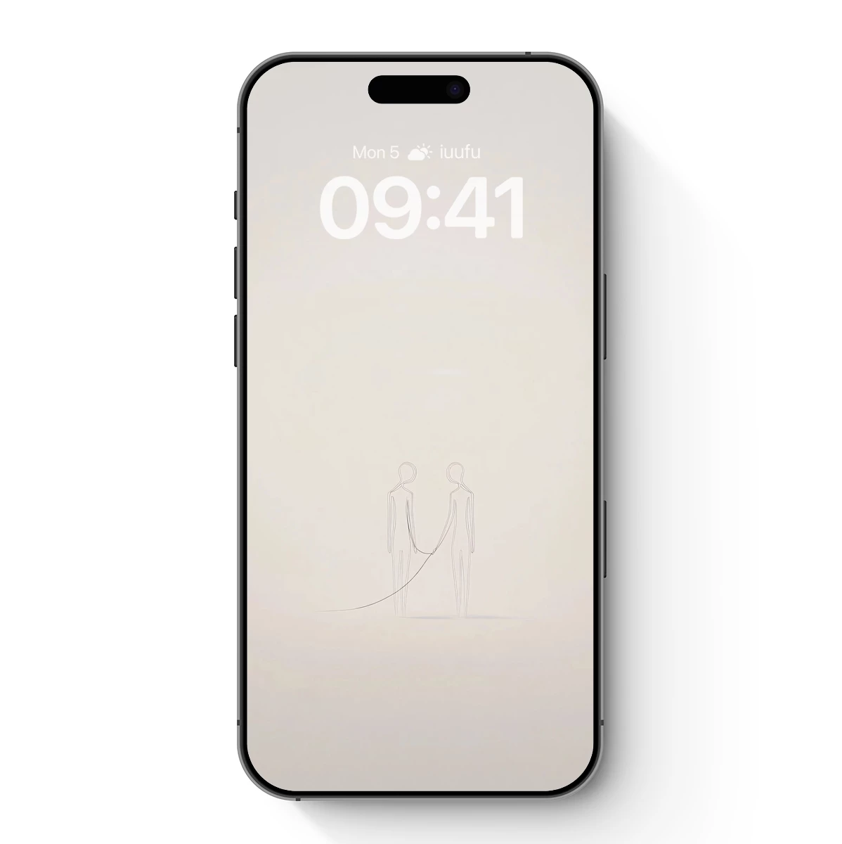 Eternal Bond: Minimalist Line Art Duo