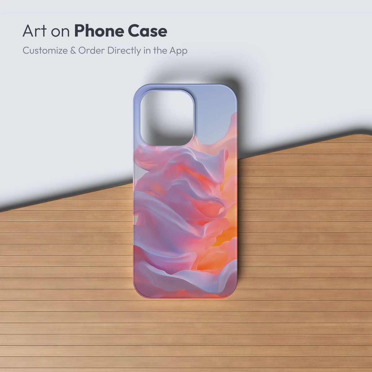 Ethereal Silk Waves: Pastel Dreamscape - Image 3