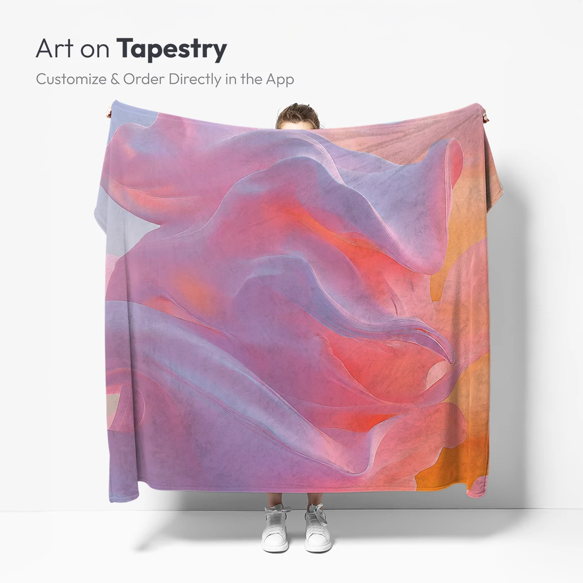 Ethereal Silk Waves: Pastel Dreamscape - Image 5