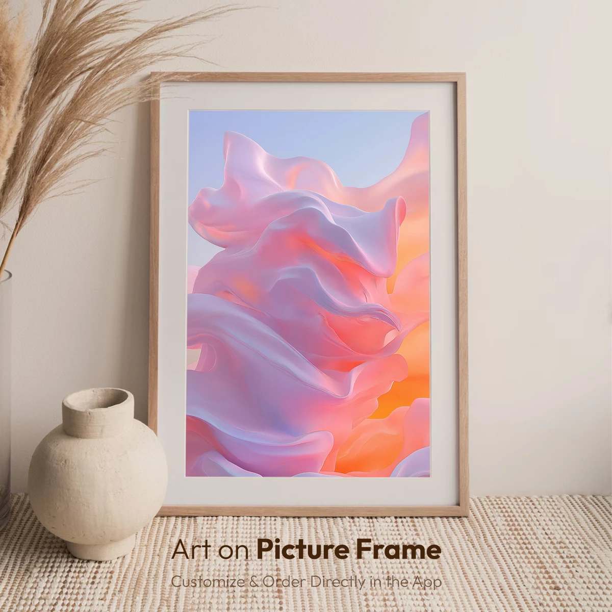 Ethereal Silk Waves: Pastel Dreamscape - Image 7