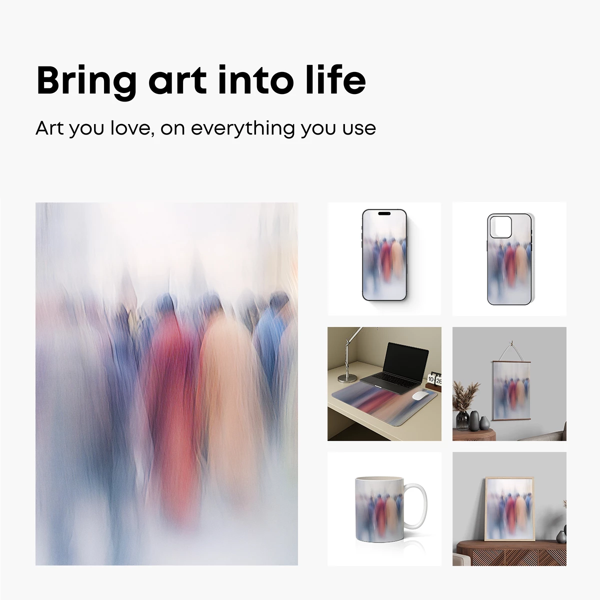 Blurred Urban Symphony: Colorful Motion