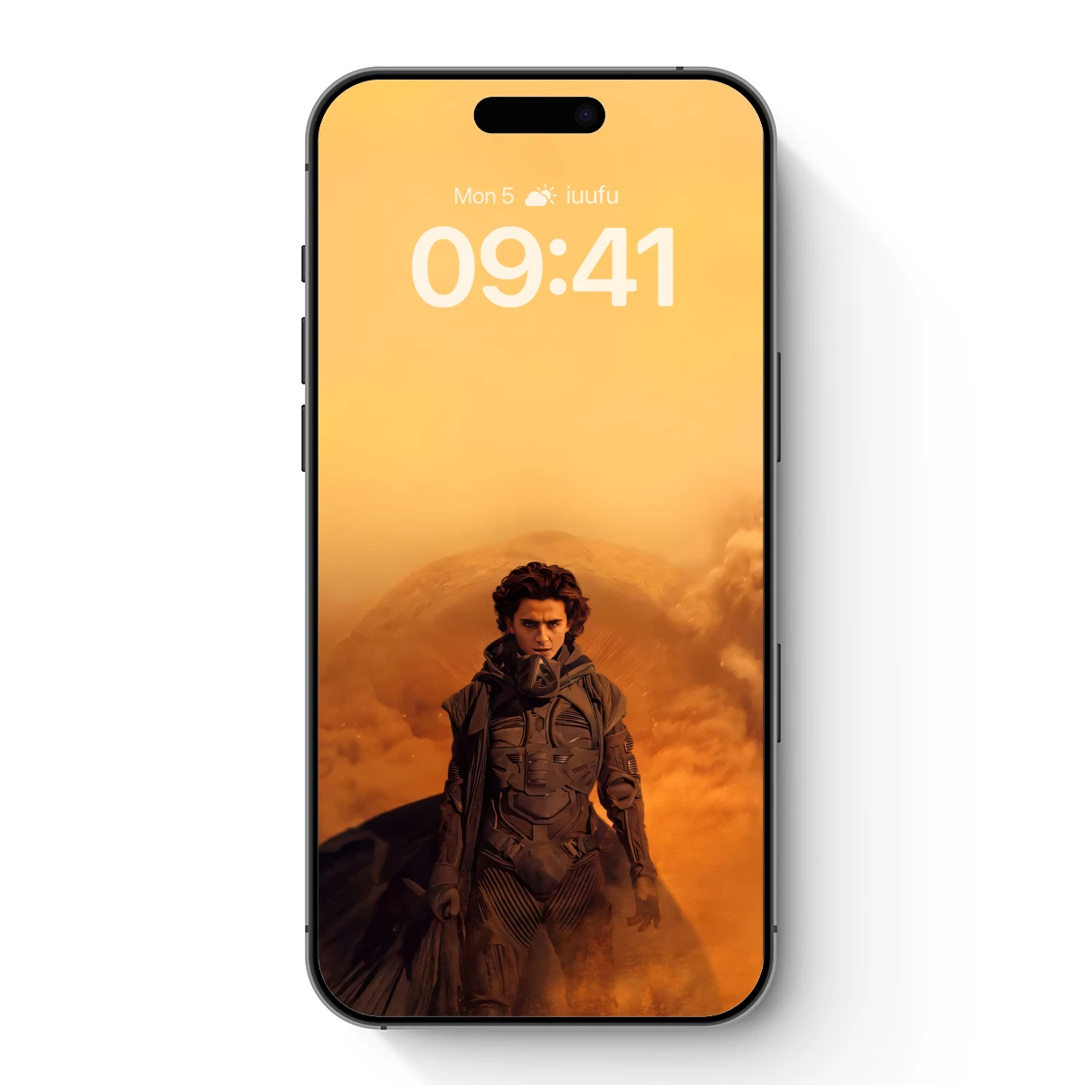 Desert Warrior in Futuristic Armor