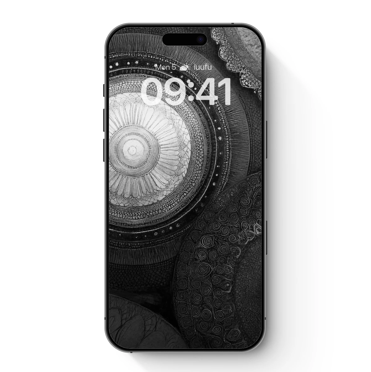 Eternal Mandala Echoes: Monochrome Symmetry - Image 7