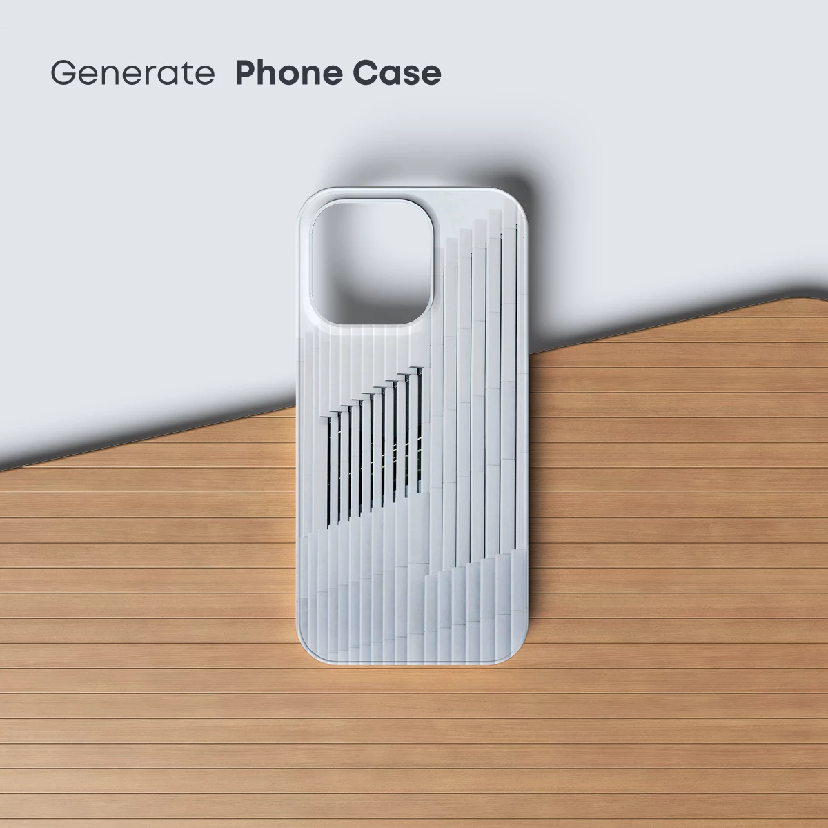 Geometric Symphony: Ascending Columns in Harmony - Image 3