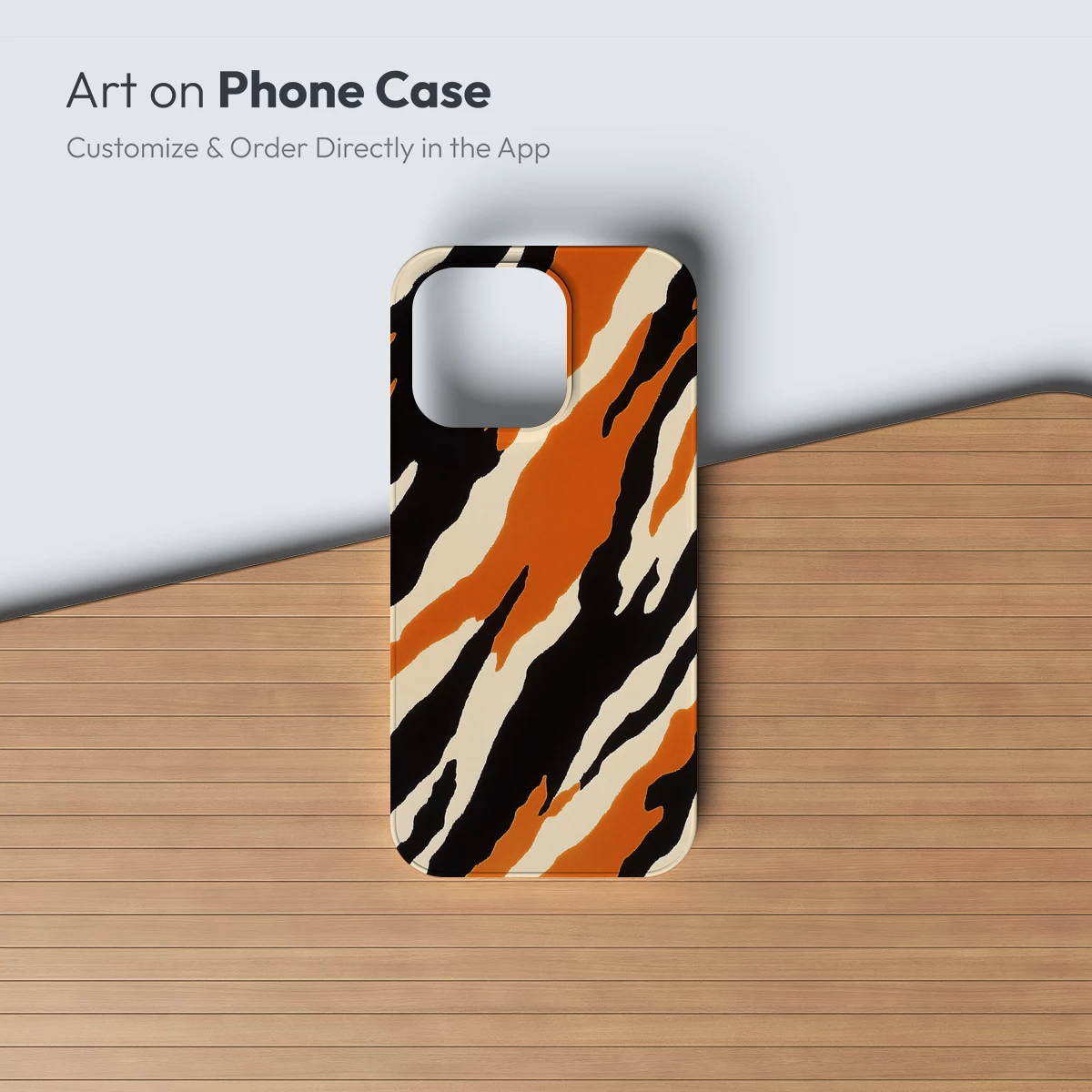 Bold Tiger Stripe Abstract - Image 3