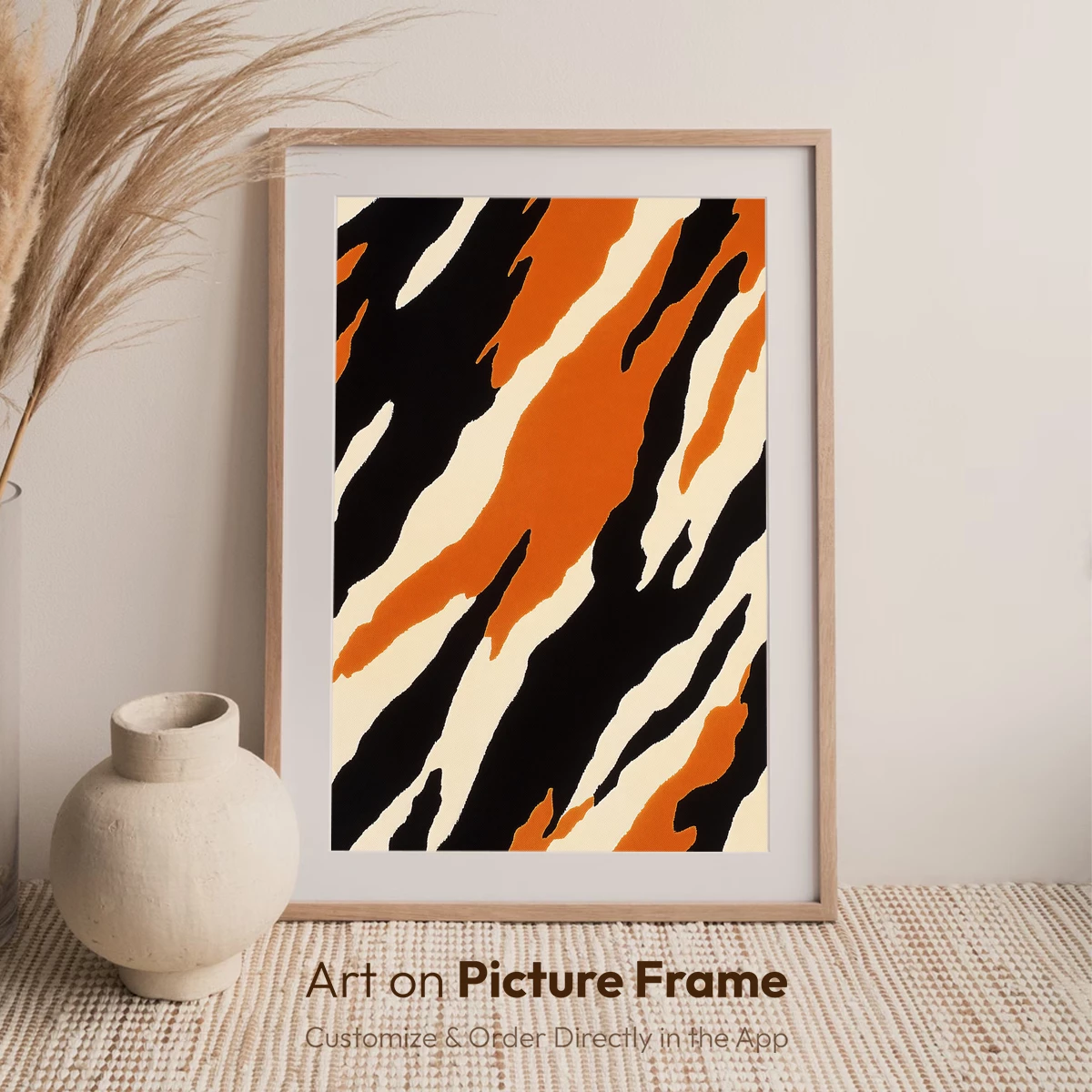 Bold Tiger Stripe Abstract - Image 7