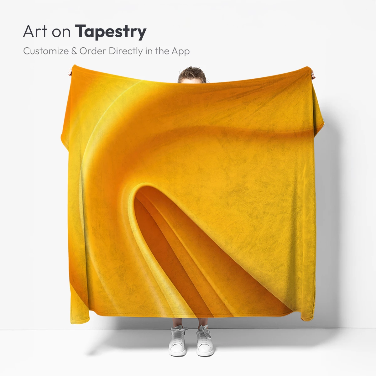 Golden Silk Symphony: Fluid Elegance in Motion - Image 5