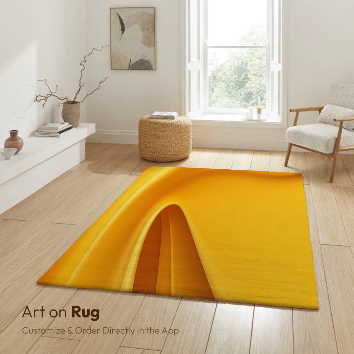 Golden Silk Symphony: Fluid Elegance in Motion - Image 6