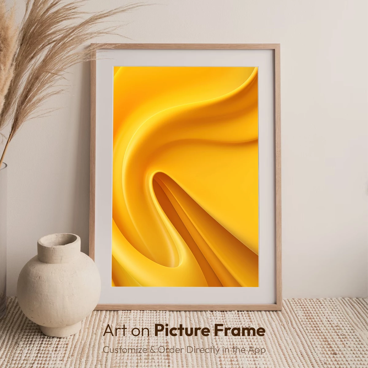 Golden Silk Symphony: Fluid Elegance in Motion - Image 7