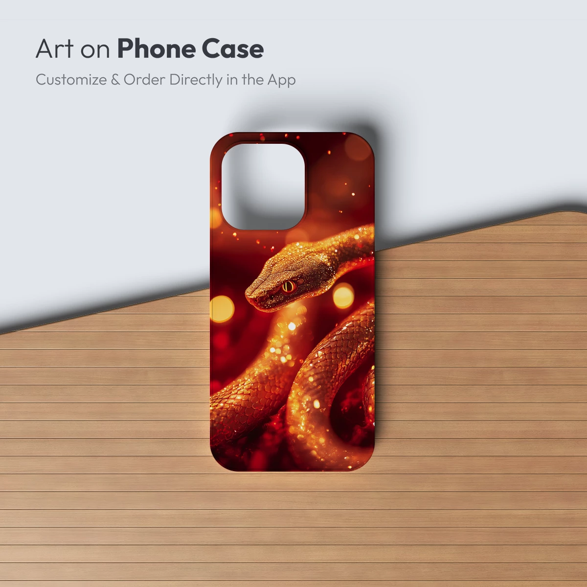 Golden Serpent in Emberlight - Image 2