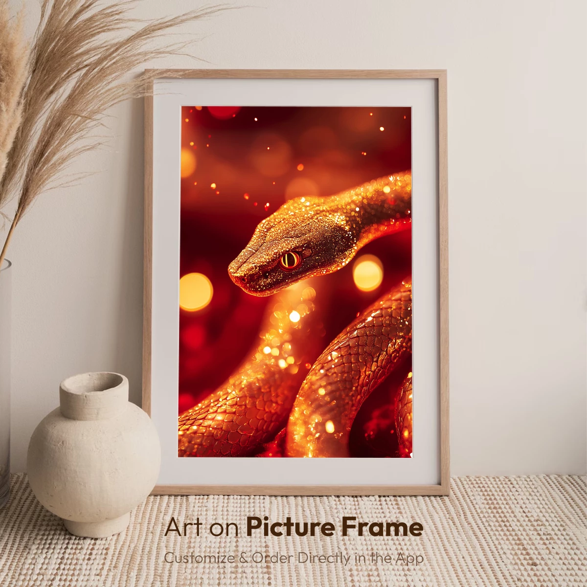 Golden Serpent in Emberlight - Image 6