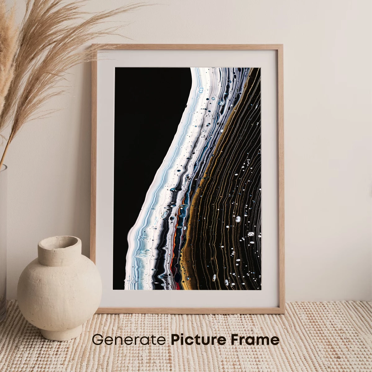 Fluid Symphony: Abstract Paint Layers - Image 7