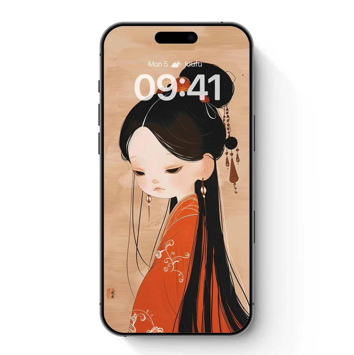 Elegant Hanfu Muse: Timeless Beauty in Vermilion and Ink