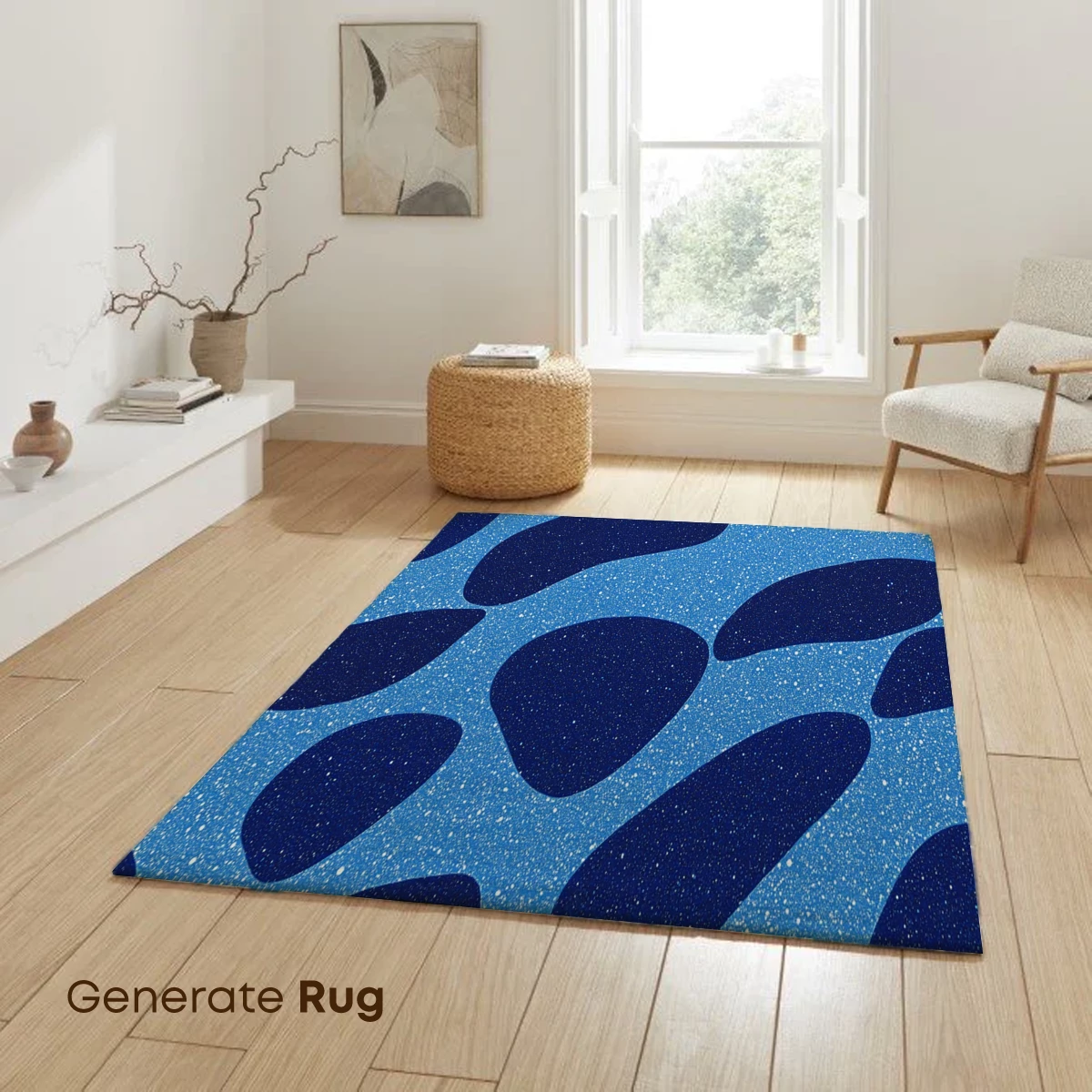 Blue Cosmic Ripple: Abstract Fluid Art - Image 6