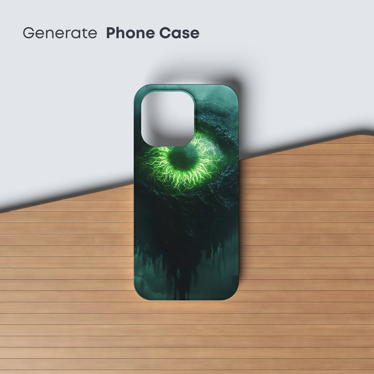 Ethereal Eye of the Abyss: Neon Green Visions - Image 3