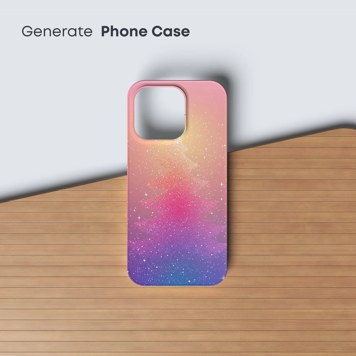 Glittering Gradient Christmas Tree - Image 3