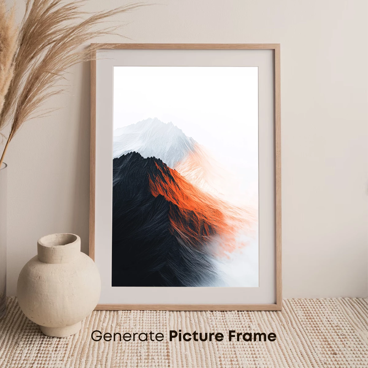 Fiery Peaks: A Symphony of Mountain and Flame - Image 7