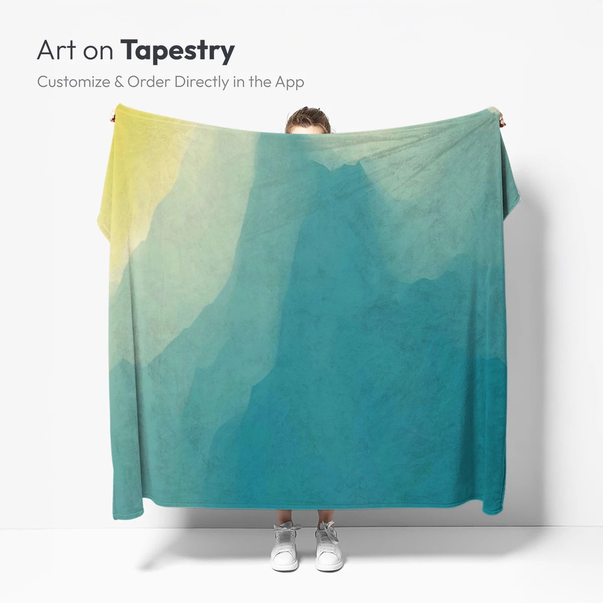 Abstract Mountain Dawn: Color Fusion Landscape - Image 4