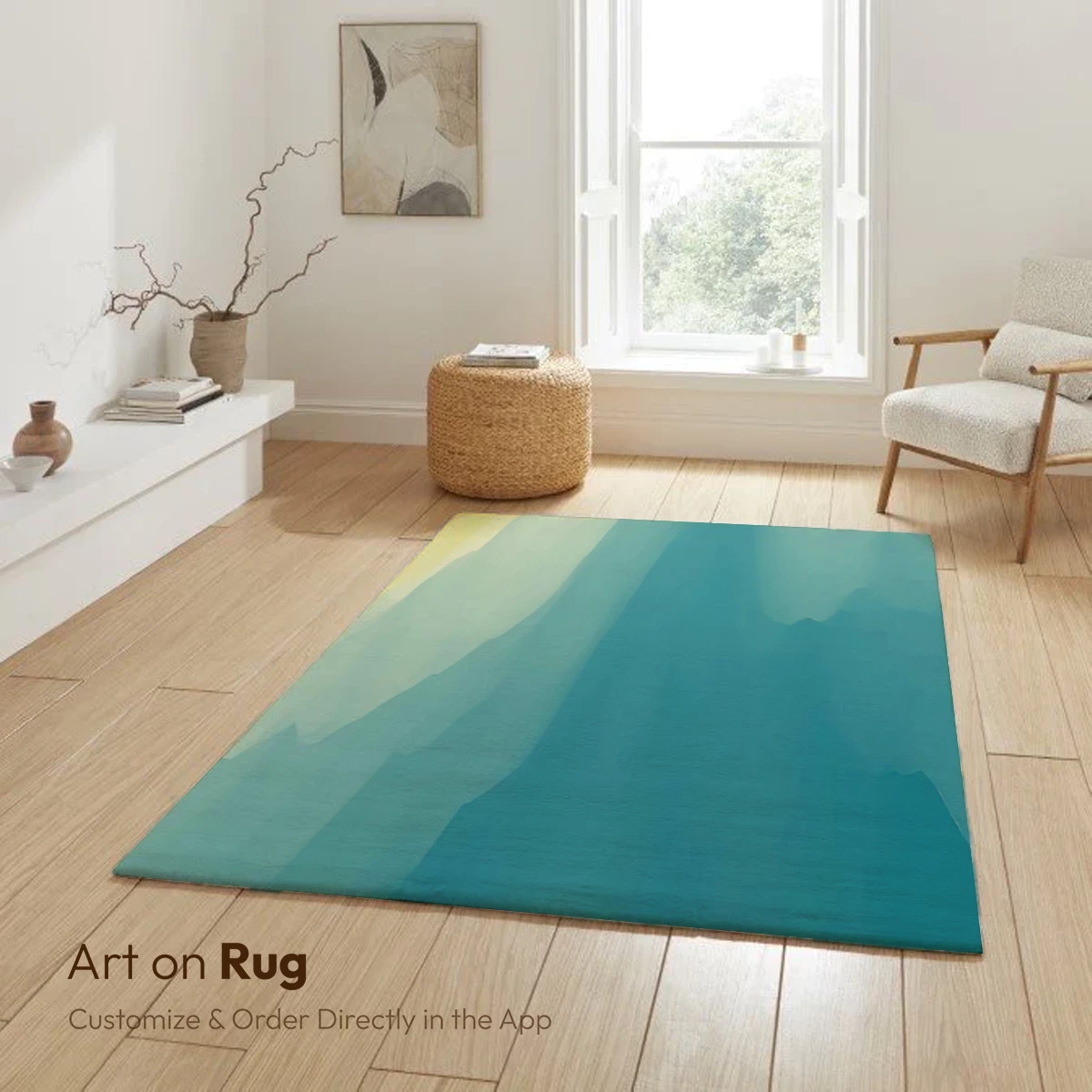 Abstract Mountain Dawn: Color Fusion Landscape - Image 5