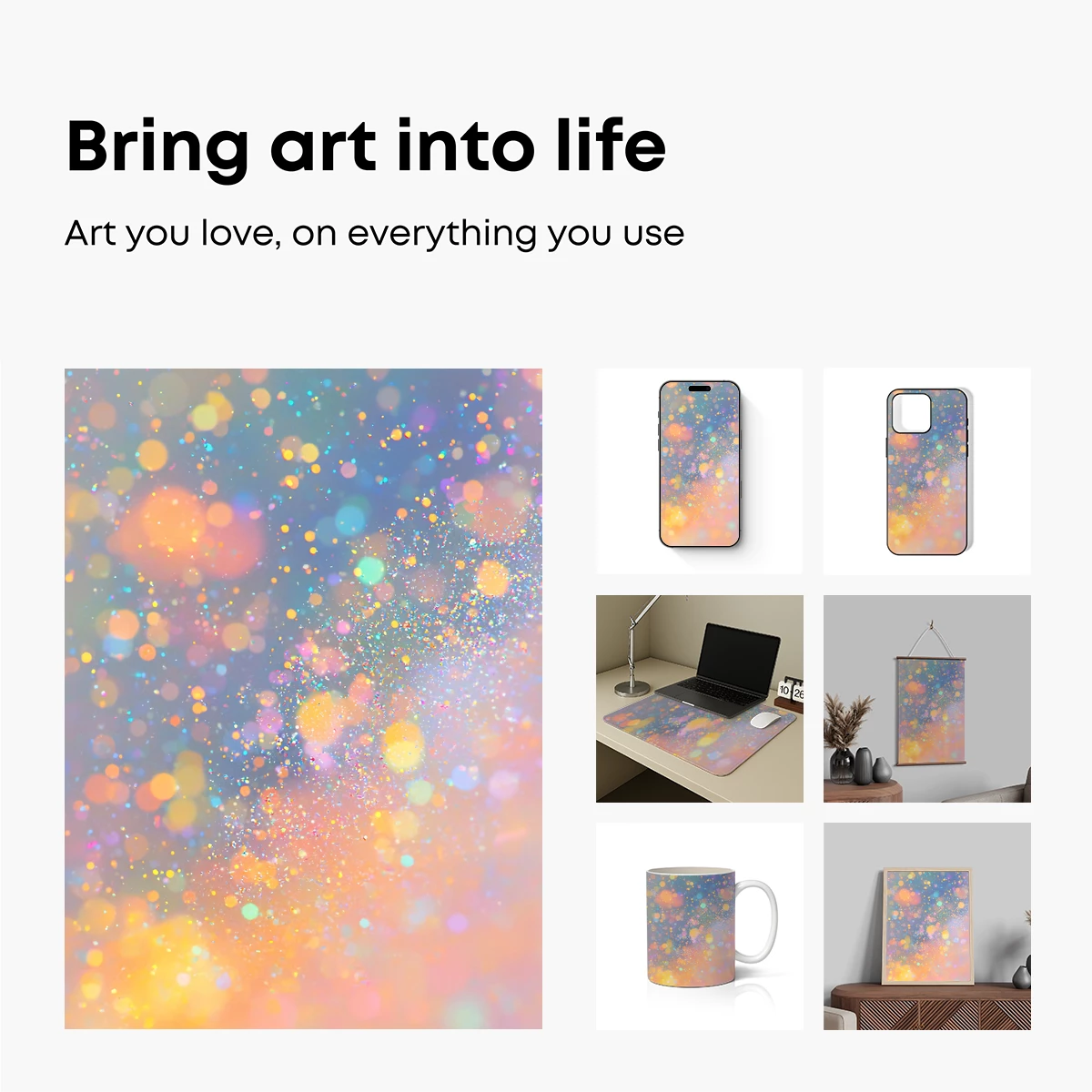 Bokeh Bliss: Ethereal Light Particles - Image 2