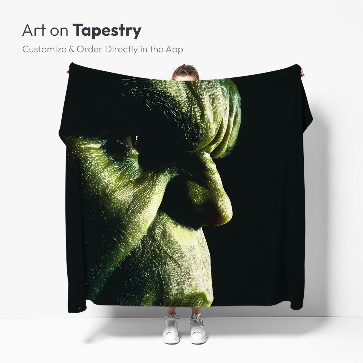 Green Titan's Profile: A Study in Shadows and Light - Image 5