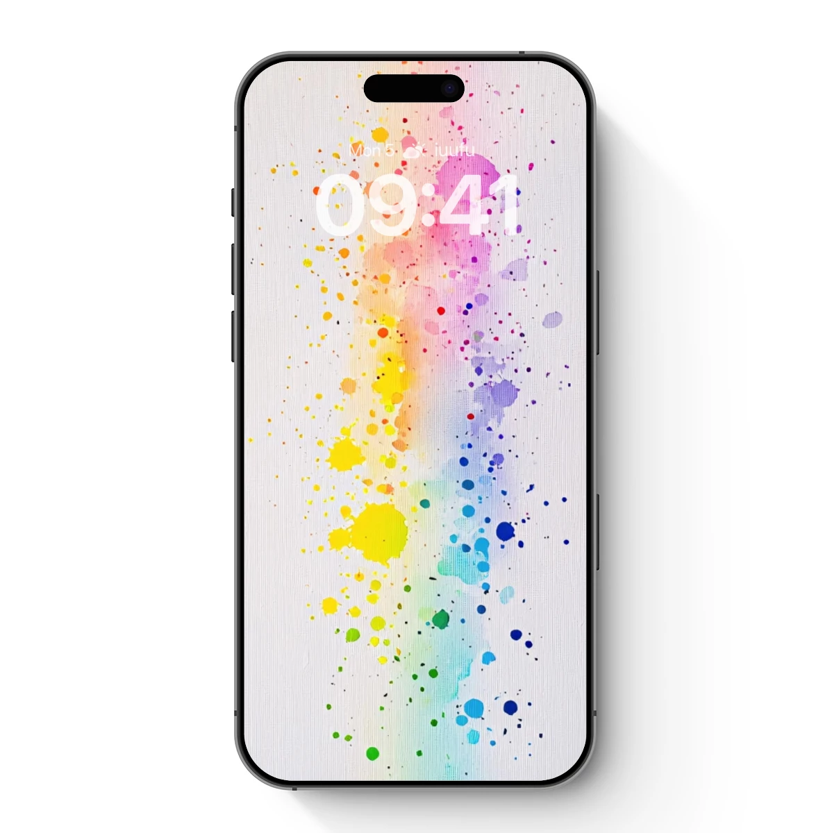 Rainbow Watercolor Cascade