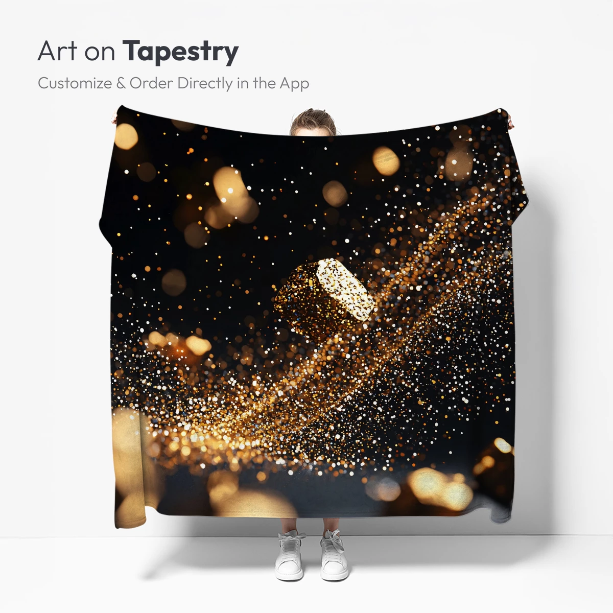 Golden Stardust Elegance - Image 5
