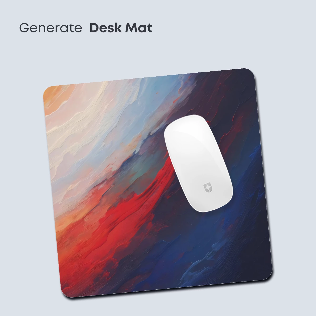 Abstract Sunset Waves: Fusion of Fire and Sea - Image 4