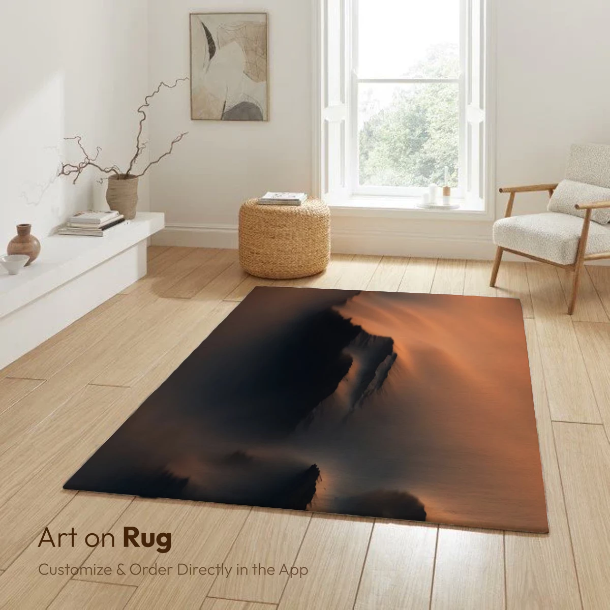 Golden Mist Over Mountain Peaks - Image 6