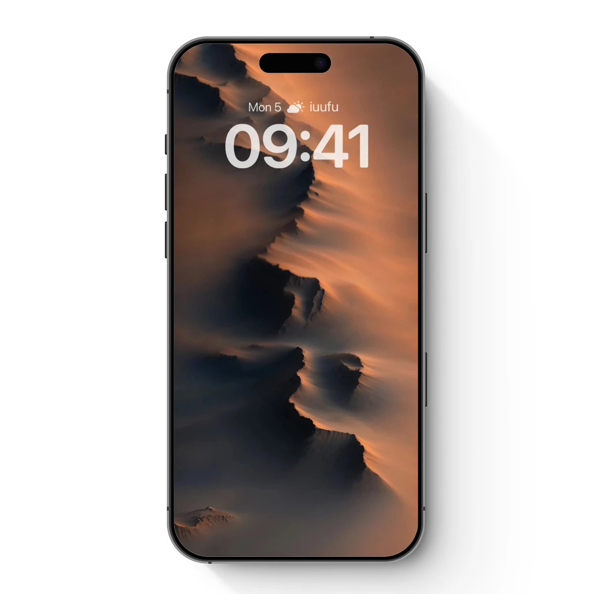 Golden Mist Over Mountain Peaks