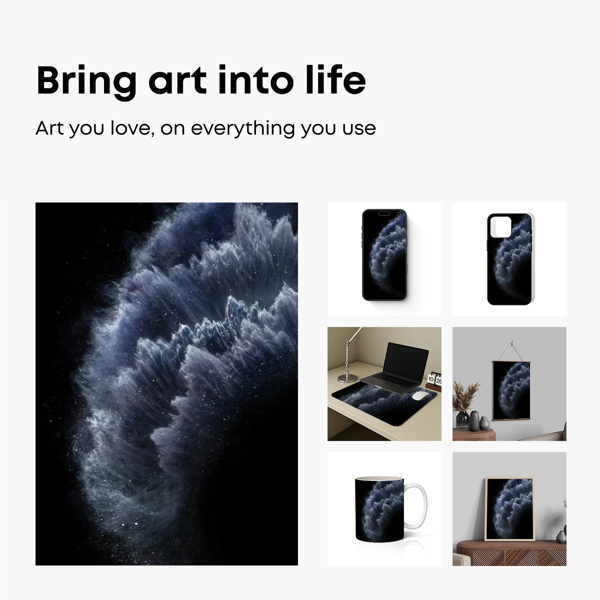 Cosmic Dust Clouds: Ephemeral Nebula Art - Image 2