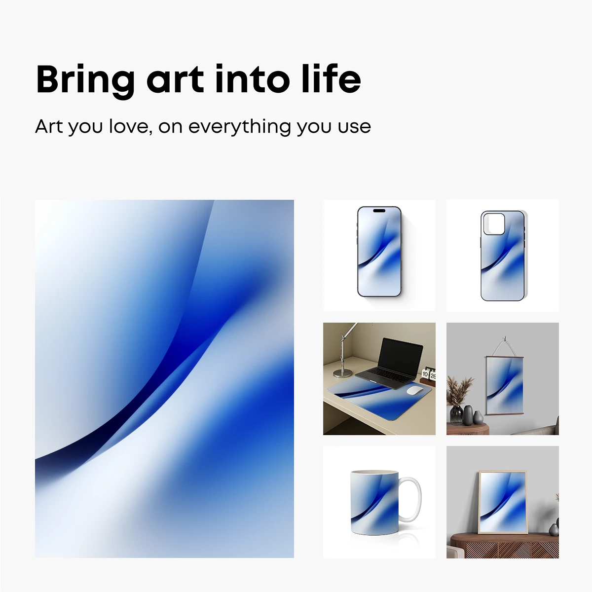 Ethereal Blue Gradient Flow - Image 2