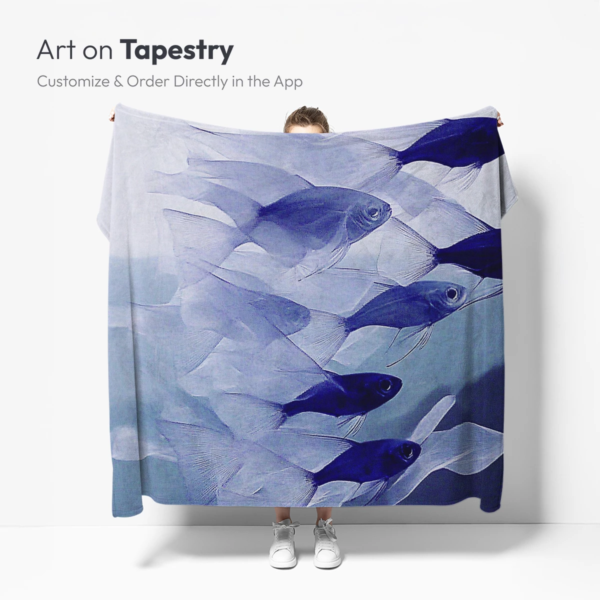 Ethereal Fish Swarm: Ghostly Transparency in Motion - Image 4