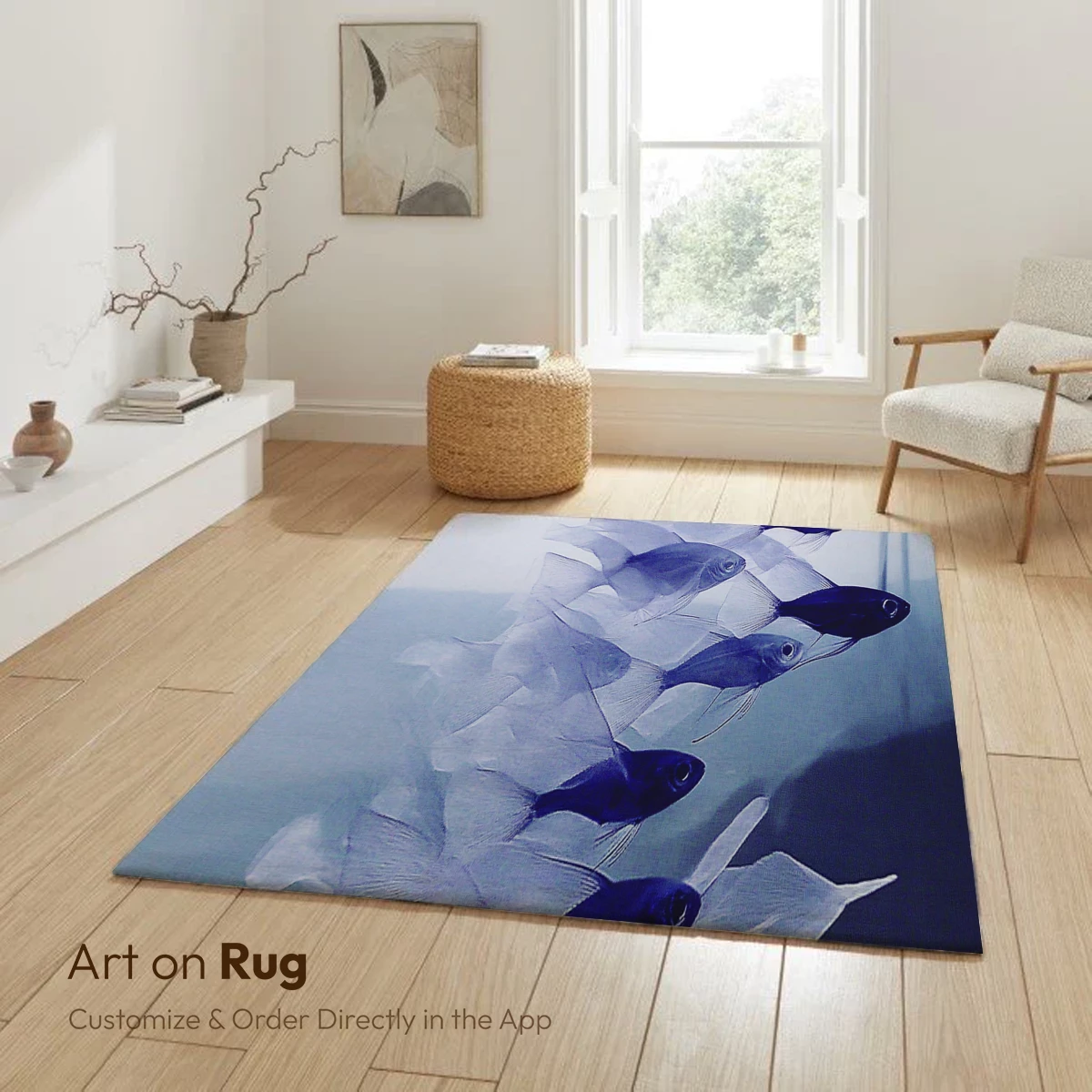 Ethereal Fish Swarm: Ghostly Transparency in Motion - Image 5