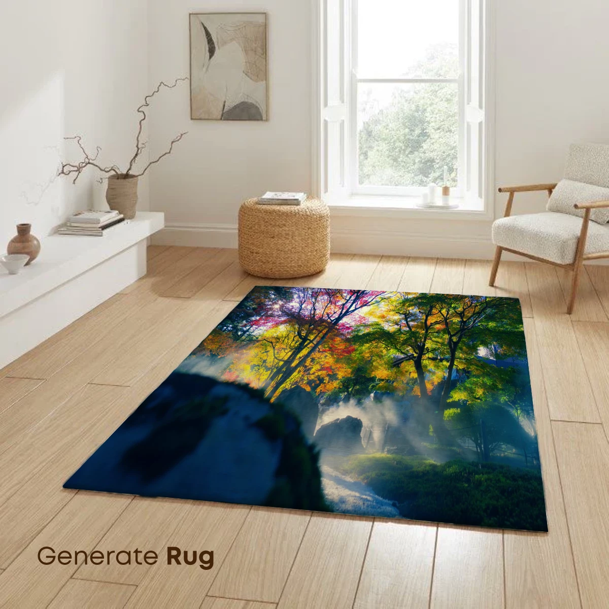 Autumn Mist Garden: A Symphony of Colors and Light - Image 6