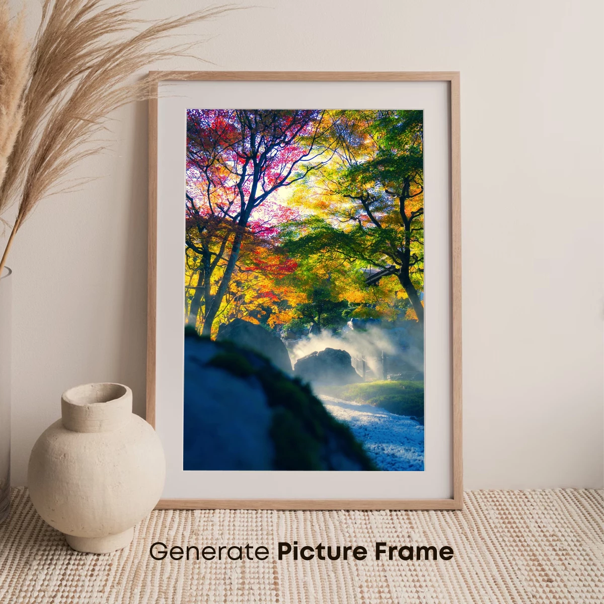 Autumn Mist Garden: A Symphony of Colors and Light - Image 7