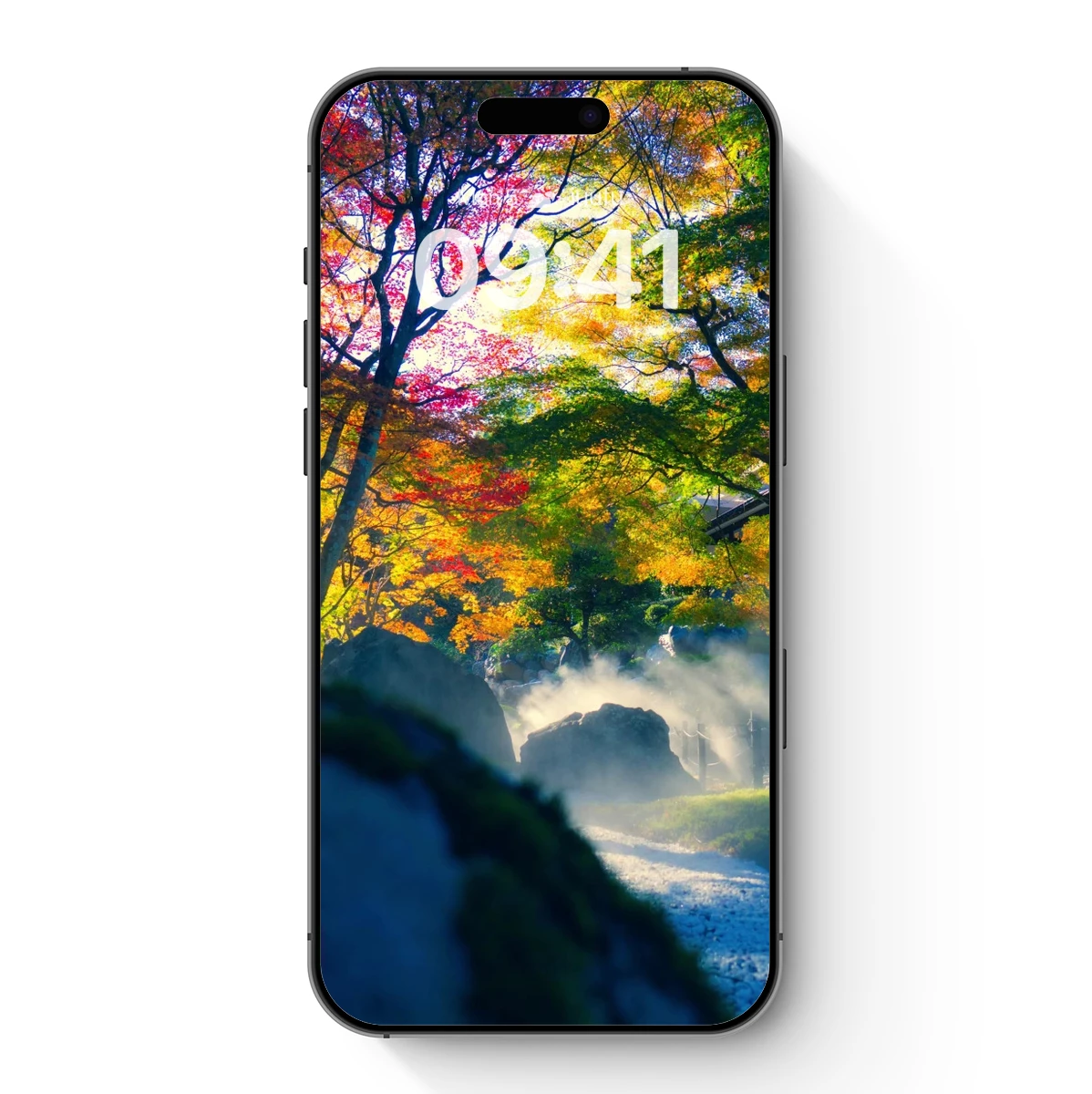 Autumn Mist Garden: A Symphony of Colors and Light