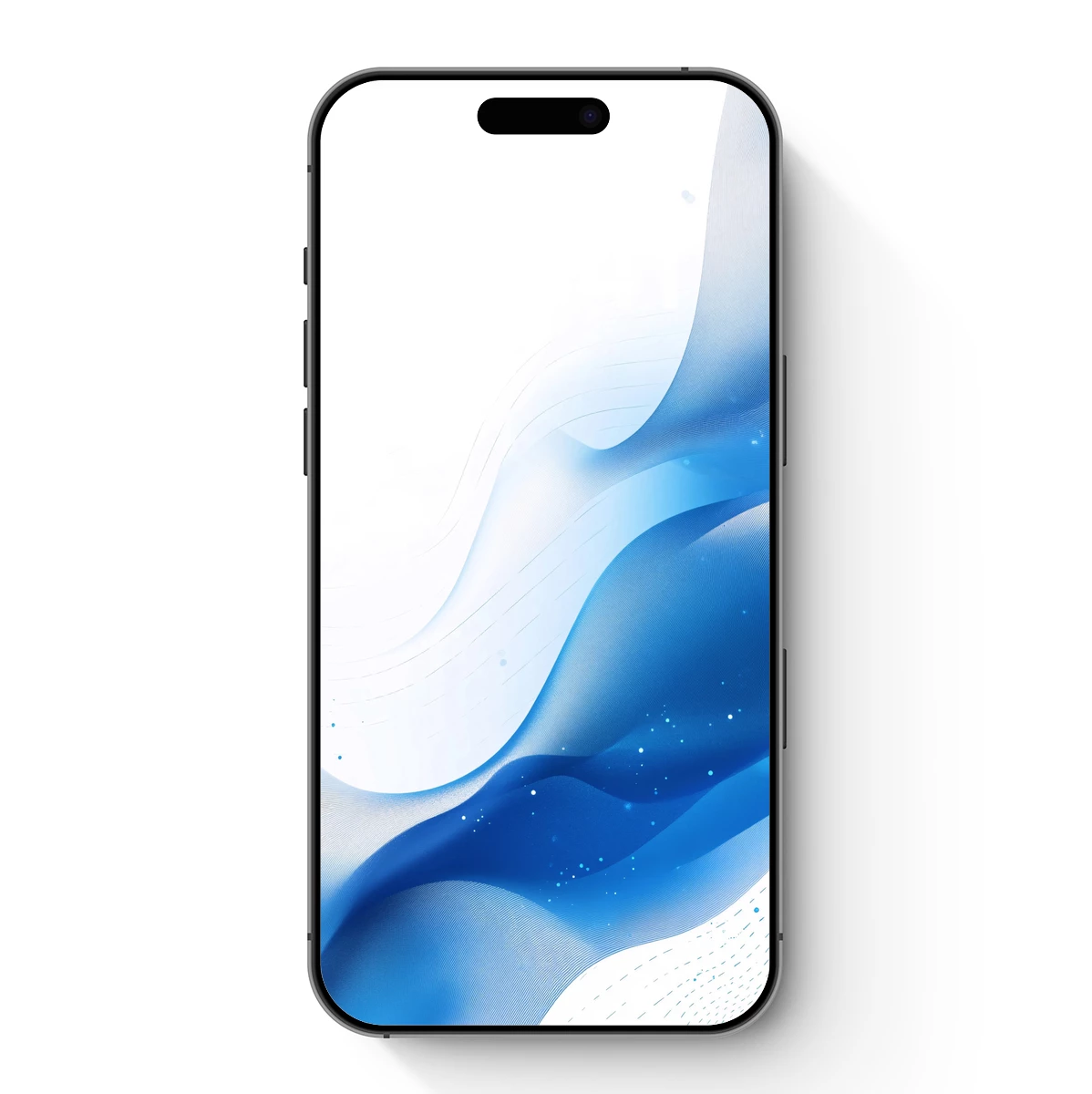 Ethereal Blue Waves: A Digital Symphony of Flow