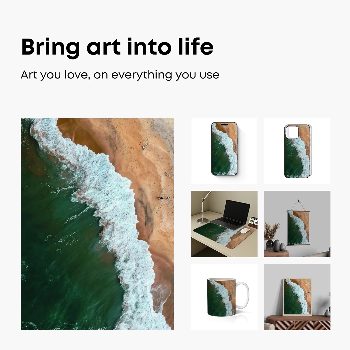 Aerial Symphony of Sea and Sand - Image 2