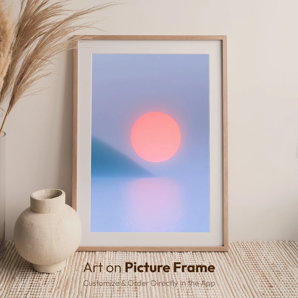 Ethereal Dawn: Misty Sun Over Serene Waters - Image 7