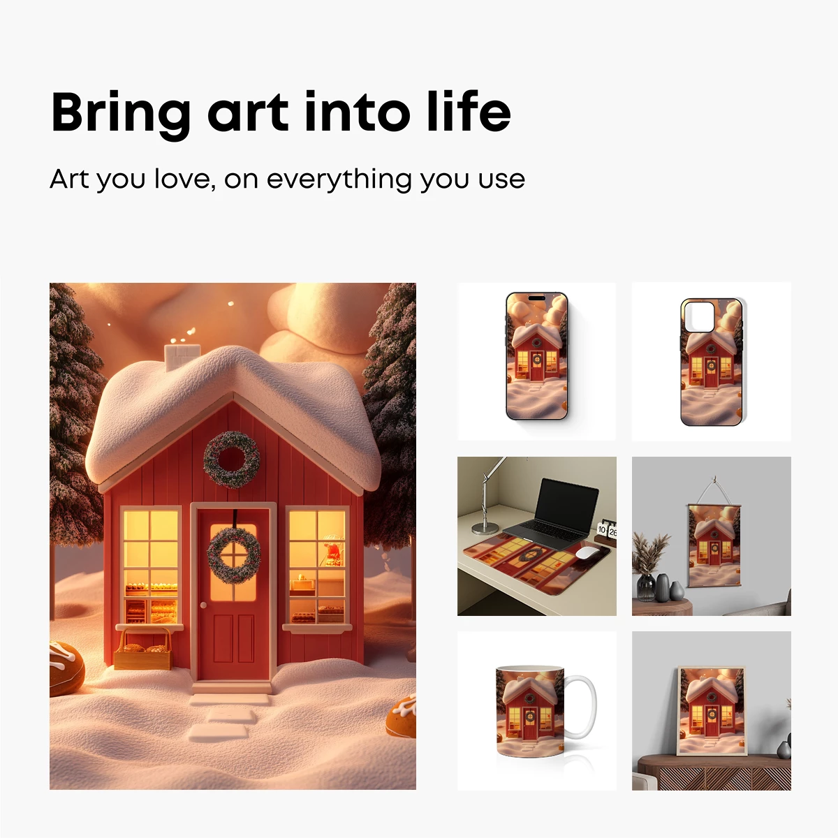 Cozy Winter Cottage Glow - Image 2