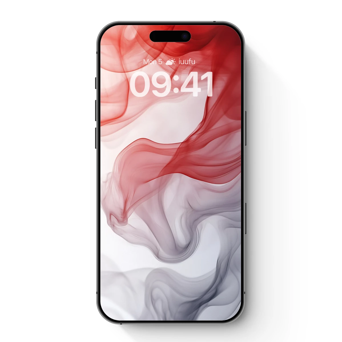 Ethereal Red Smoke Waves