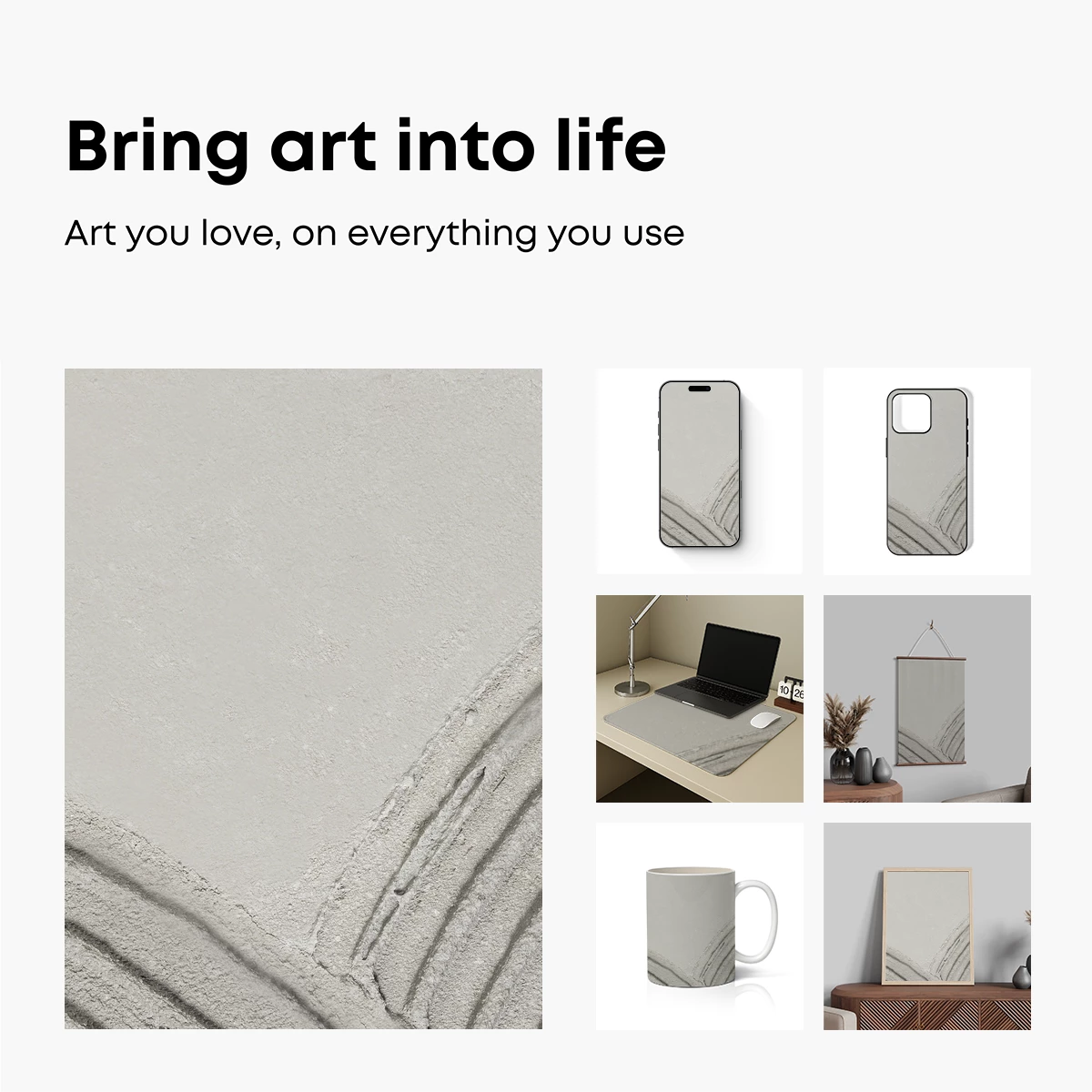 Concrete Canvas: Textured Lines and Shadows