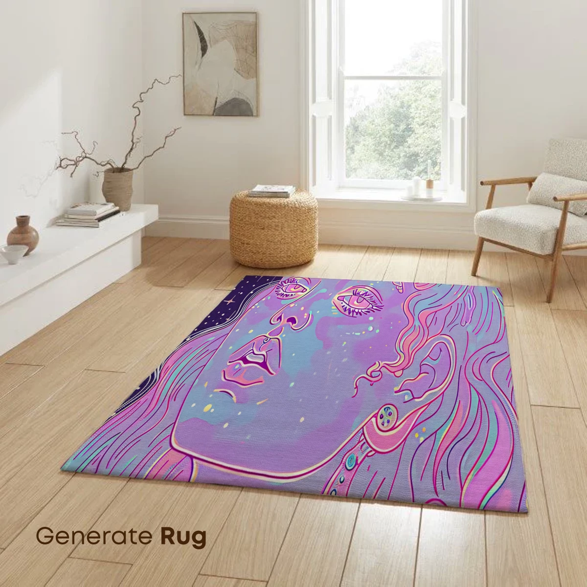 Cosmic Mermaid Dream: Psychedelic Galaxy Art - Image 6