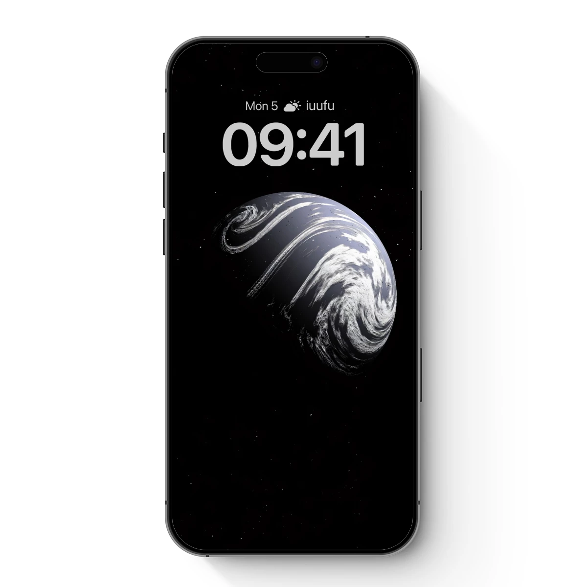 Cosmic Swirl: A Planet's Artistic Dance